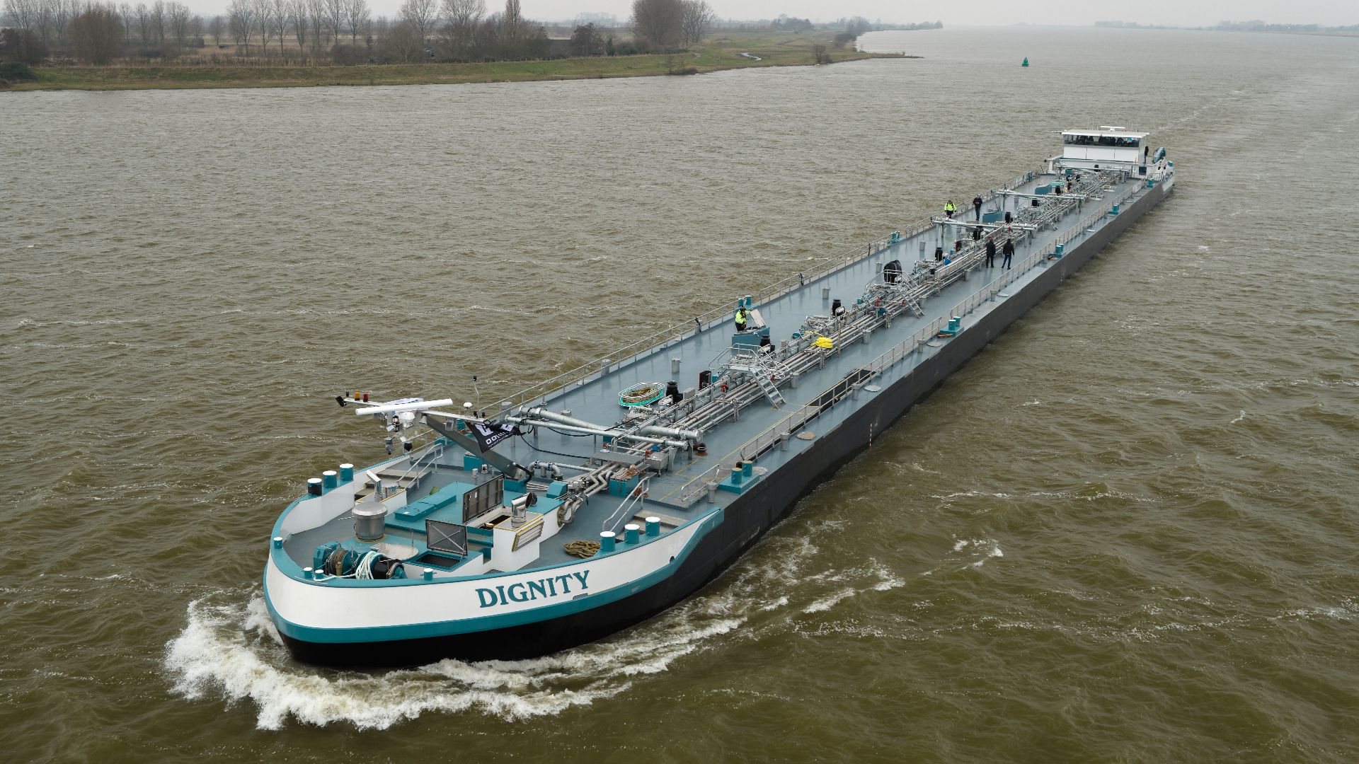Inland tanker Dignity underway